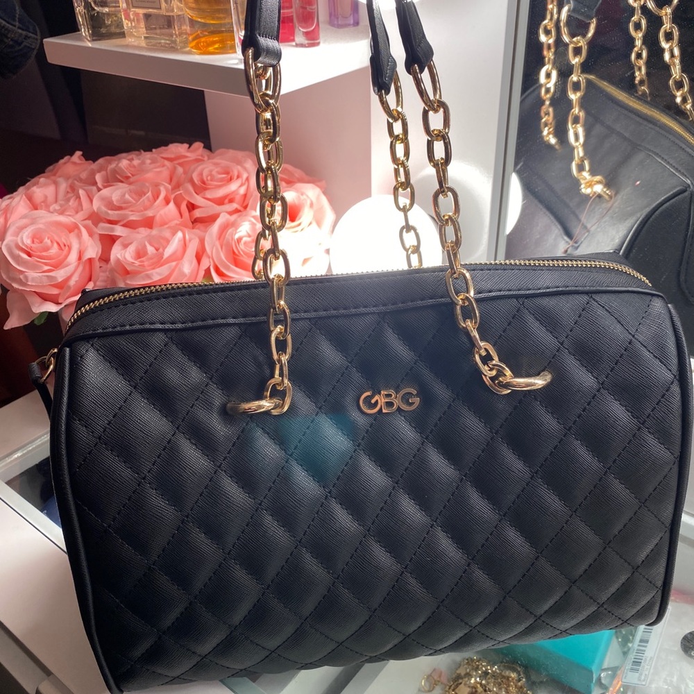G By Guess BLACK GOLD PURSE